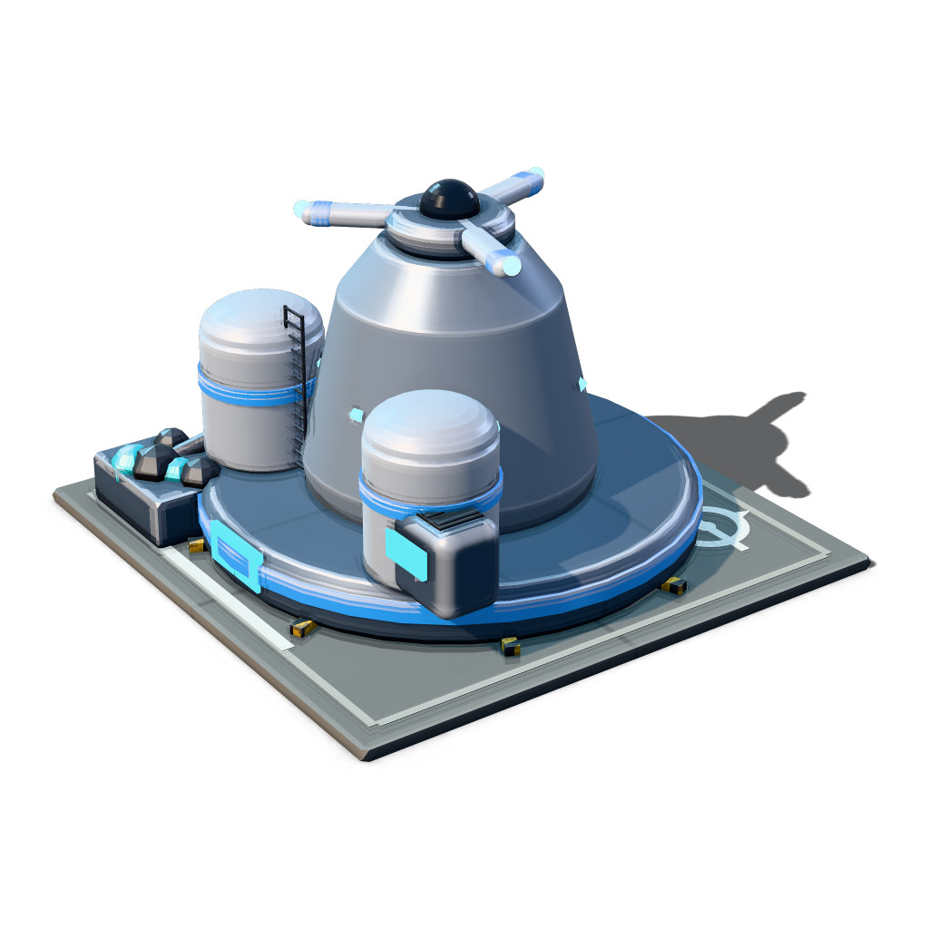 A Concord Ore Rig on its deposit, rendered from the game's model