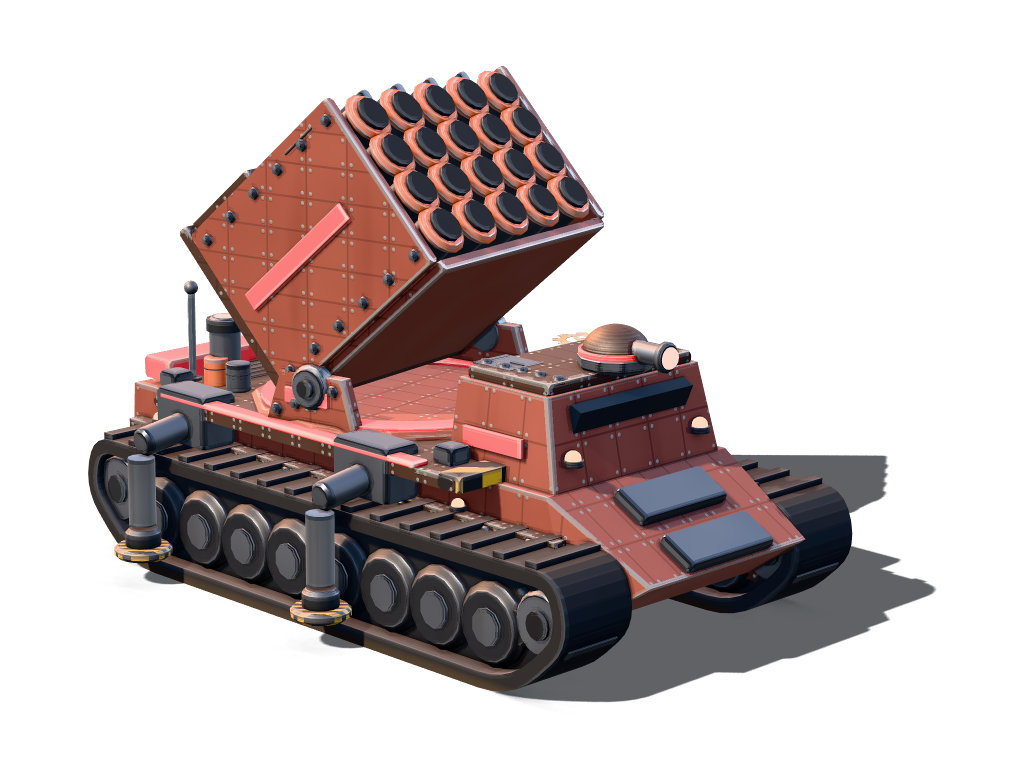 The Ironhail, the Dominion missile-barrage titan, its twenty-tube rack raised